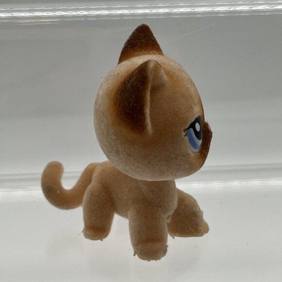 LPS Littlest Pet Shop Pet Pairs Siamese Cat Flocked 318 Cockatoo 317 Hasbro G2 - Picture 3 of 16